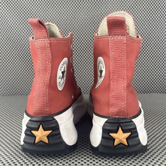 Converse Run Star Hike Platform High Top Sneakers Womens 6 Mens 4.5 Light Red - Picture 7 of 14